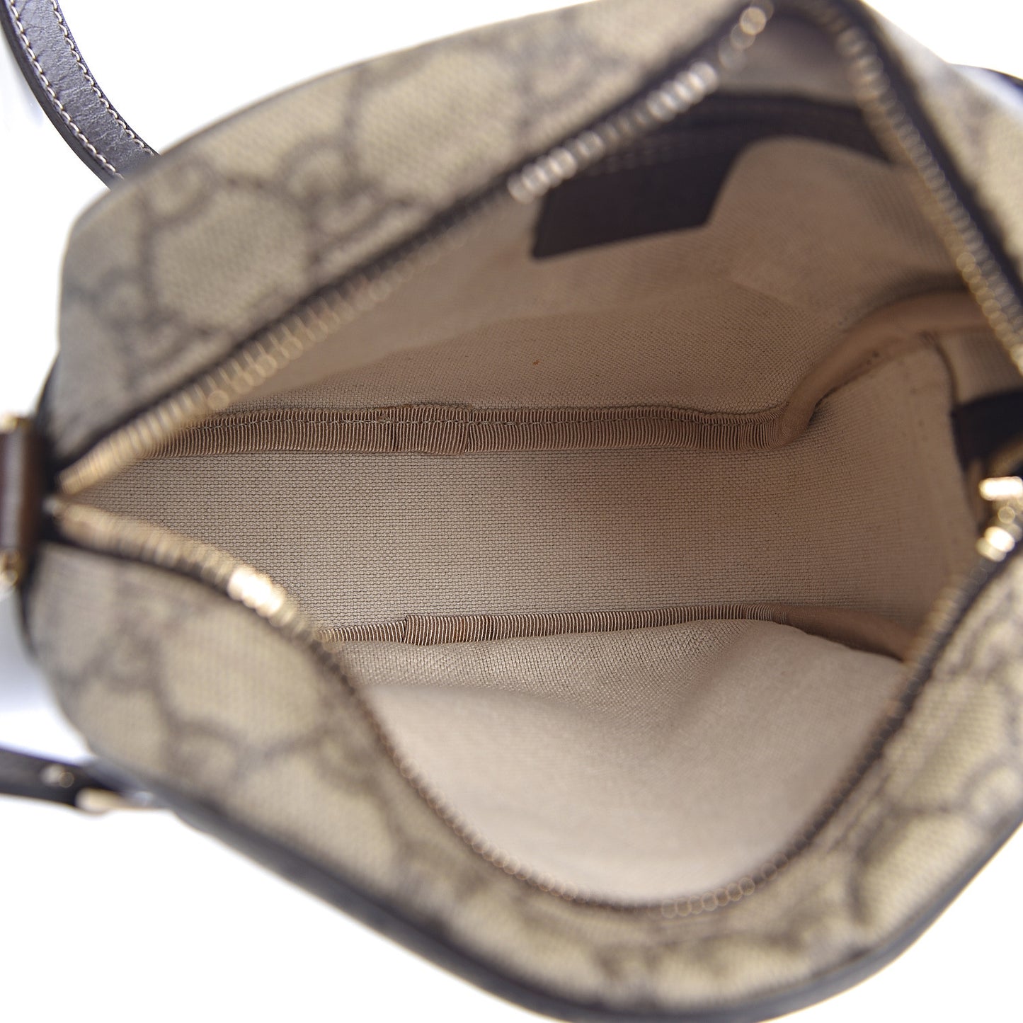 GG Plus Monogram Messenger Bag Dark Brown