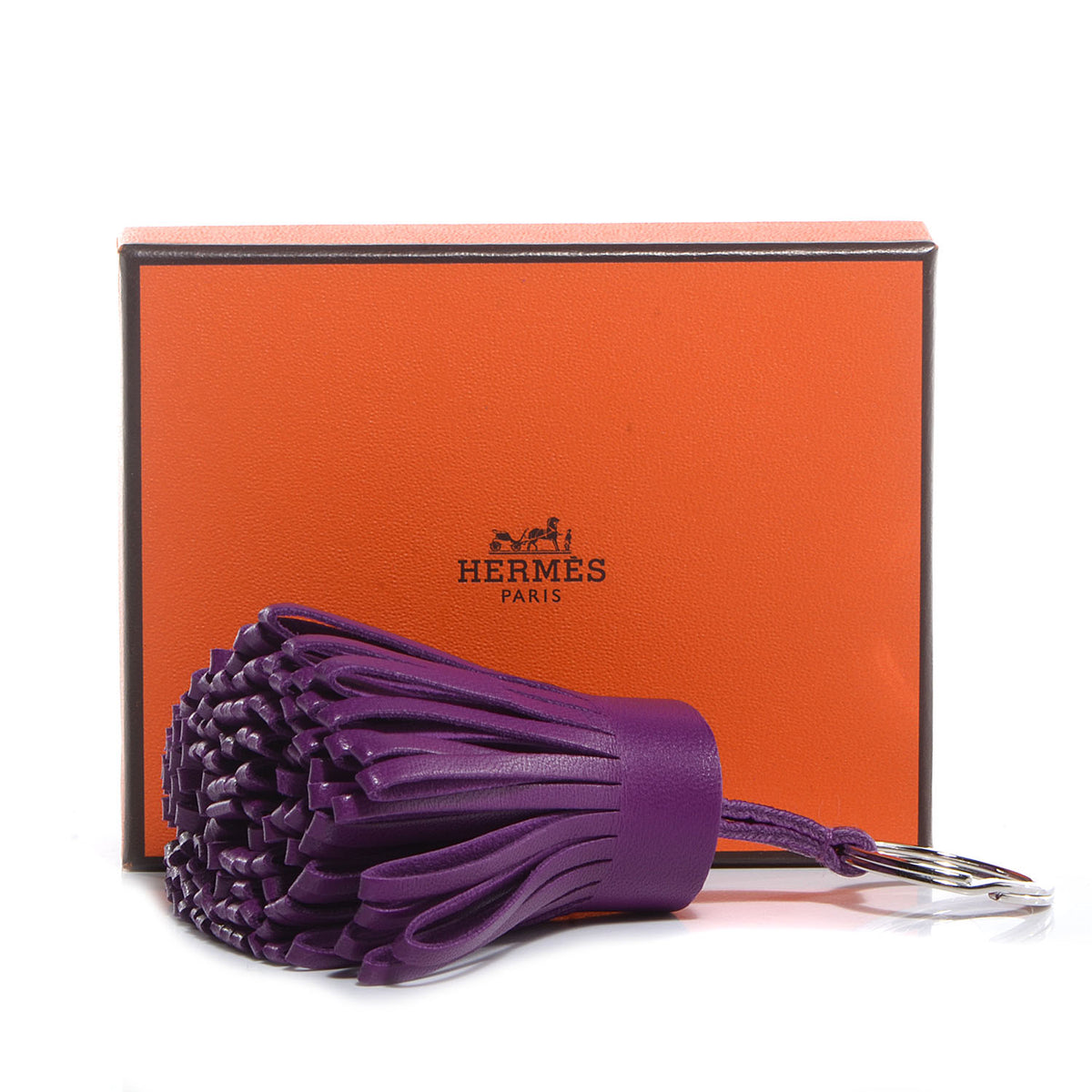 Lambskin Carmen Tassel Key Holder Anemone