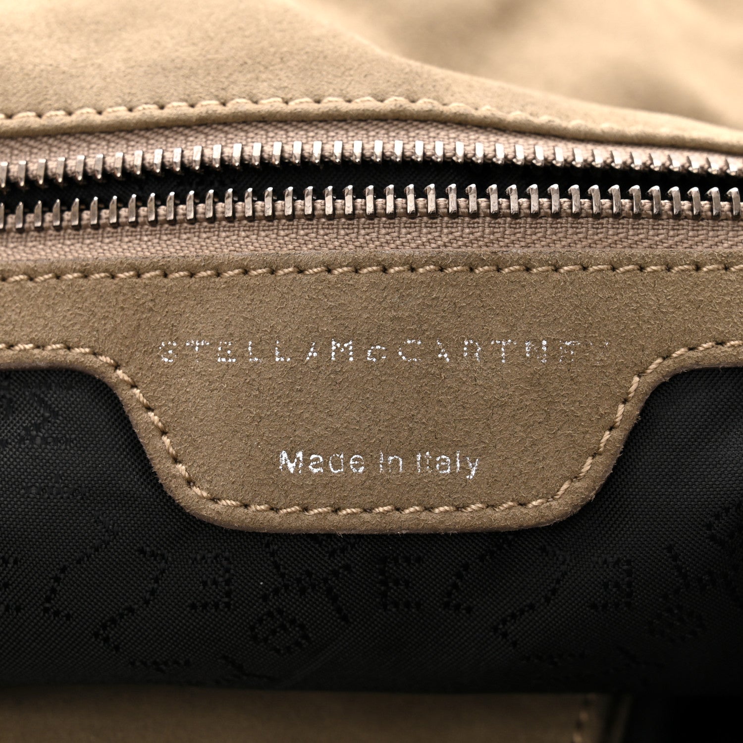 Stella McCartney Eco Suede Fringe Big Falabella Tote Taupe 7 of 14