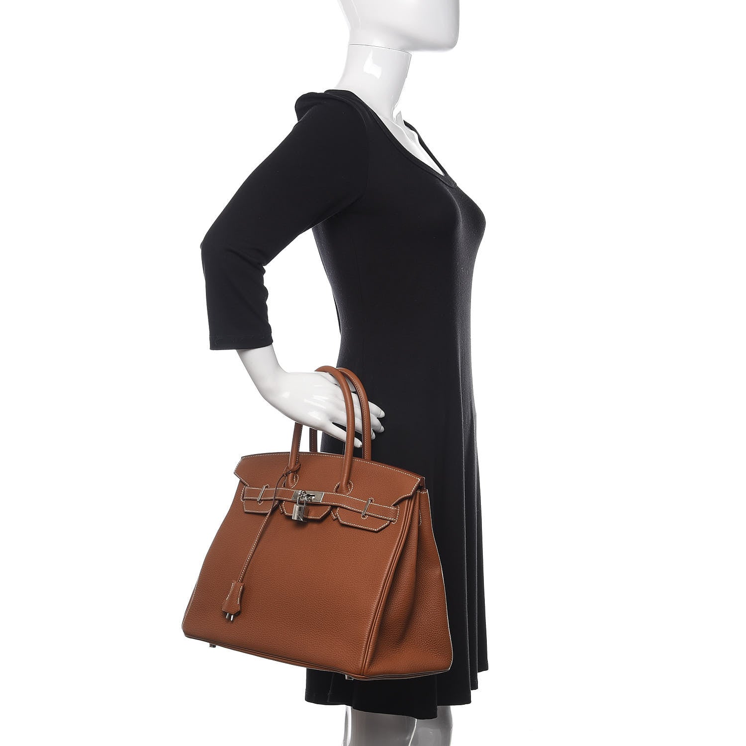Hermes Togo Birkin 35 Gold 2 of 13