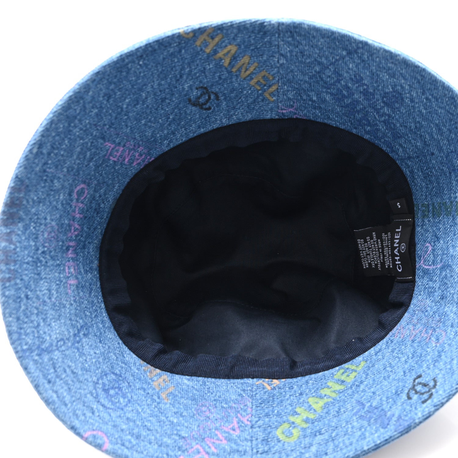 Chanel Denim Mood Cloche Bucket Hat S Blue 1746504 – FASHIONPHILE