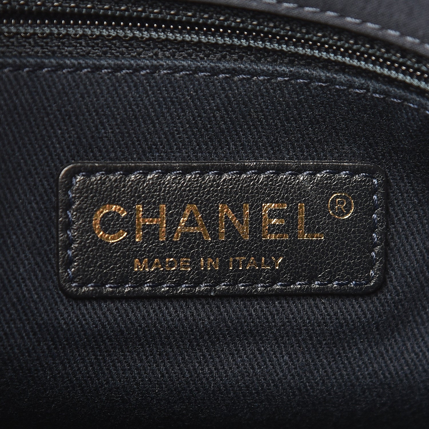 Chanel Calfskin Triple Stitched Medium Flap Navy 6 of 15