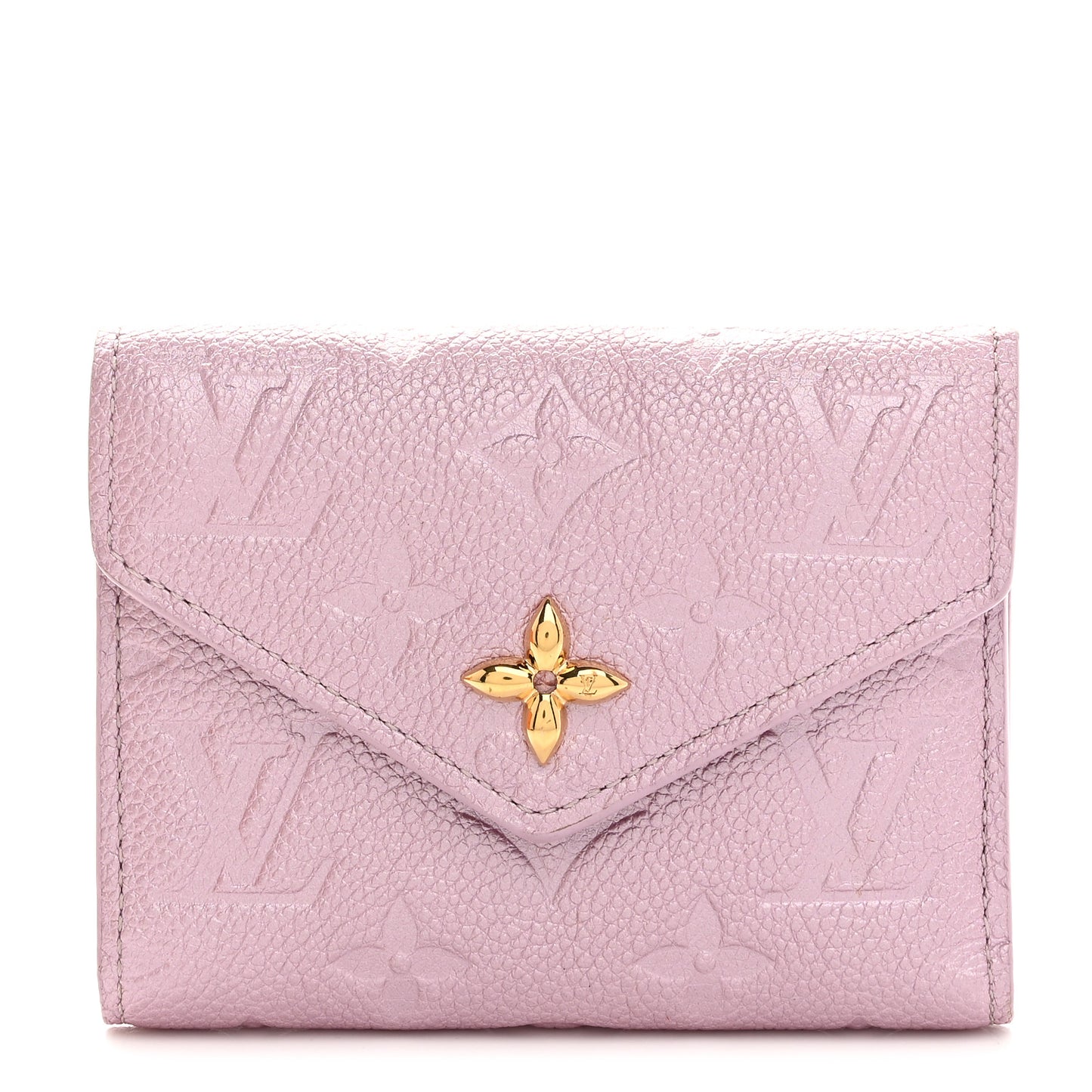 Empreinte Monogram Flower Victorine Wallet Pearly Lilac