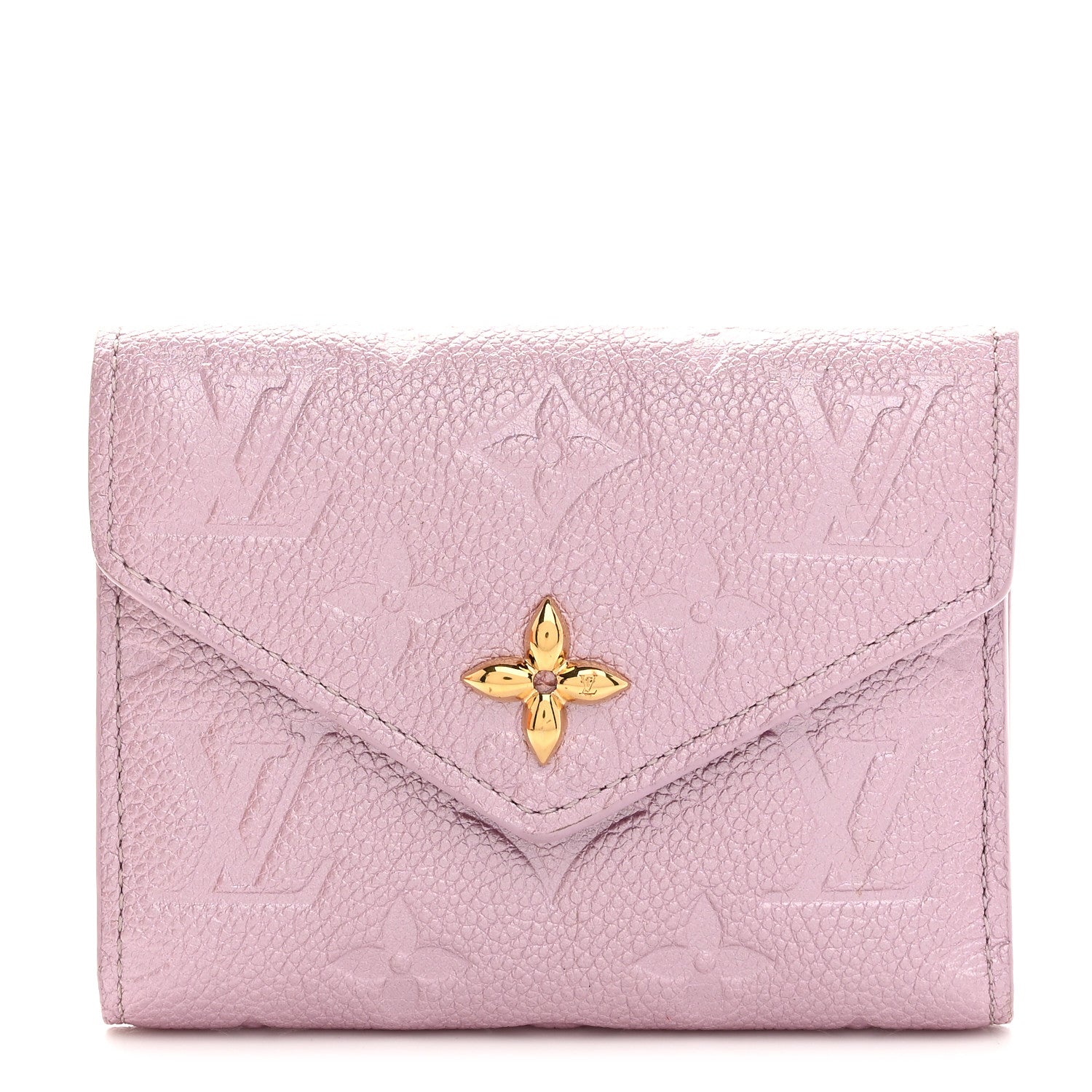 Louis Vuitton Empreinte Monogram Flower Victorine Wallet Pearly Lilac 1 of 7