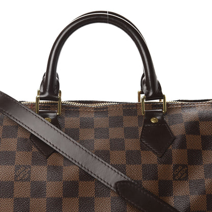 Louis Vuitton Damier Ebene Speedy Bandouliere 30 13 of 14