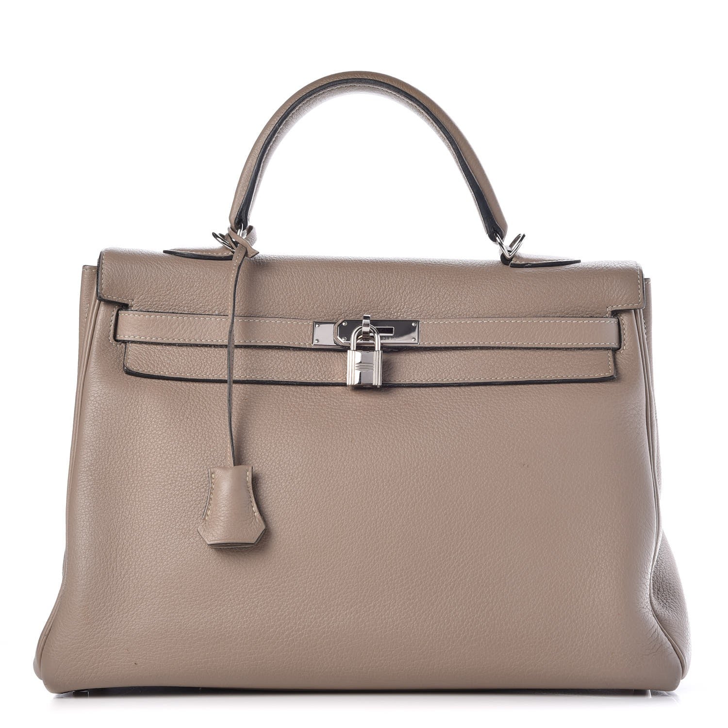 Hermes Taurillon Clemence Kelly Retourne 35 Gris Tourterelle 1 of 80