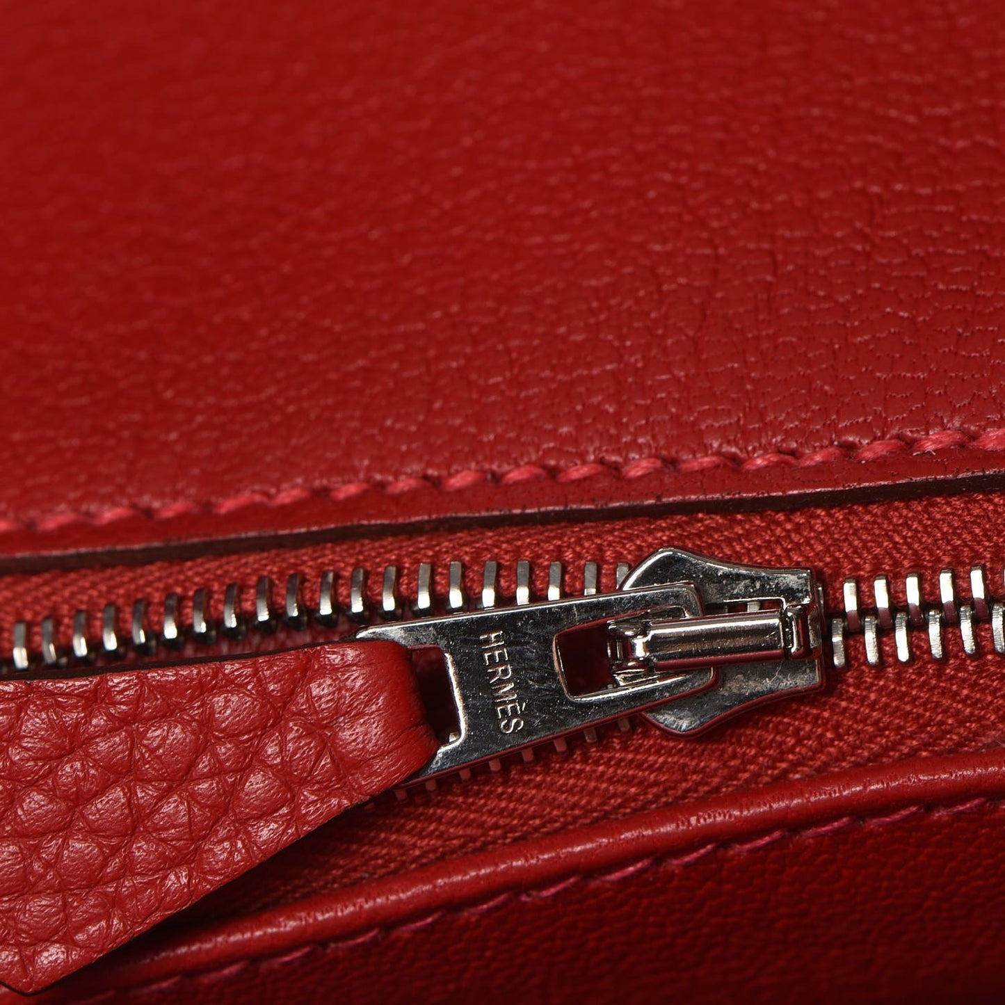 Togo Birkin 35 Rouge Casaque