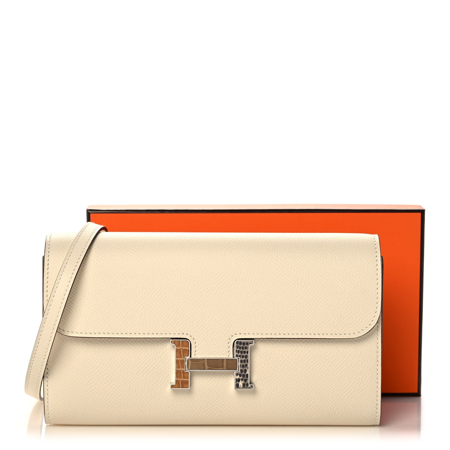 Epsom Alligator Lizard Constance Wallet To Go Nata