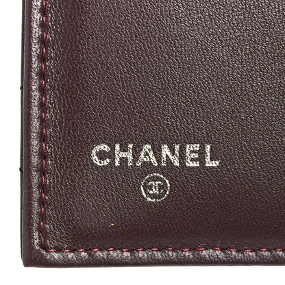 Chanel Lambskin Quilted Large Gusset Flap Wallet Black 6 of 8