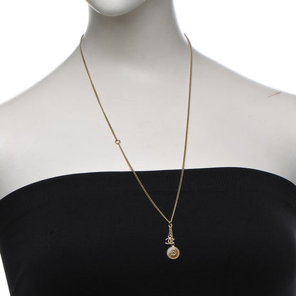 Chanel CC N°5 Necklace Gold 2 of 6