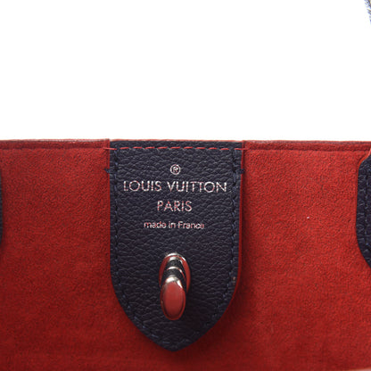 Louis Vuitton Calfskin Braided Lockme Cabas Marine Rouge 6 of 13