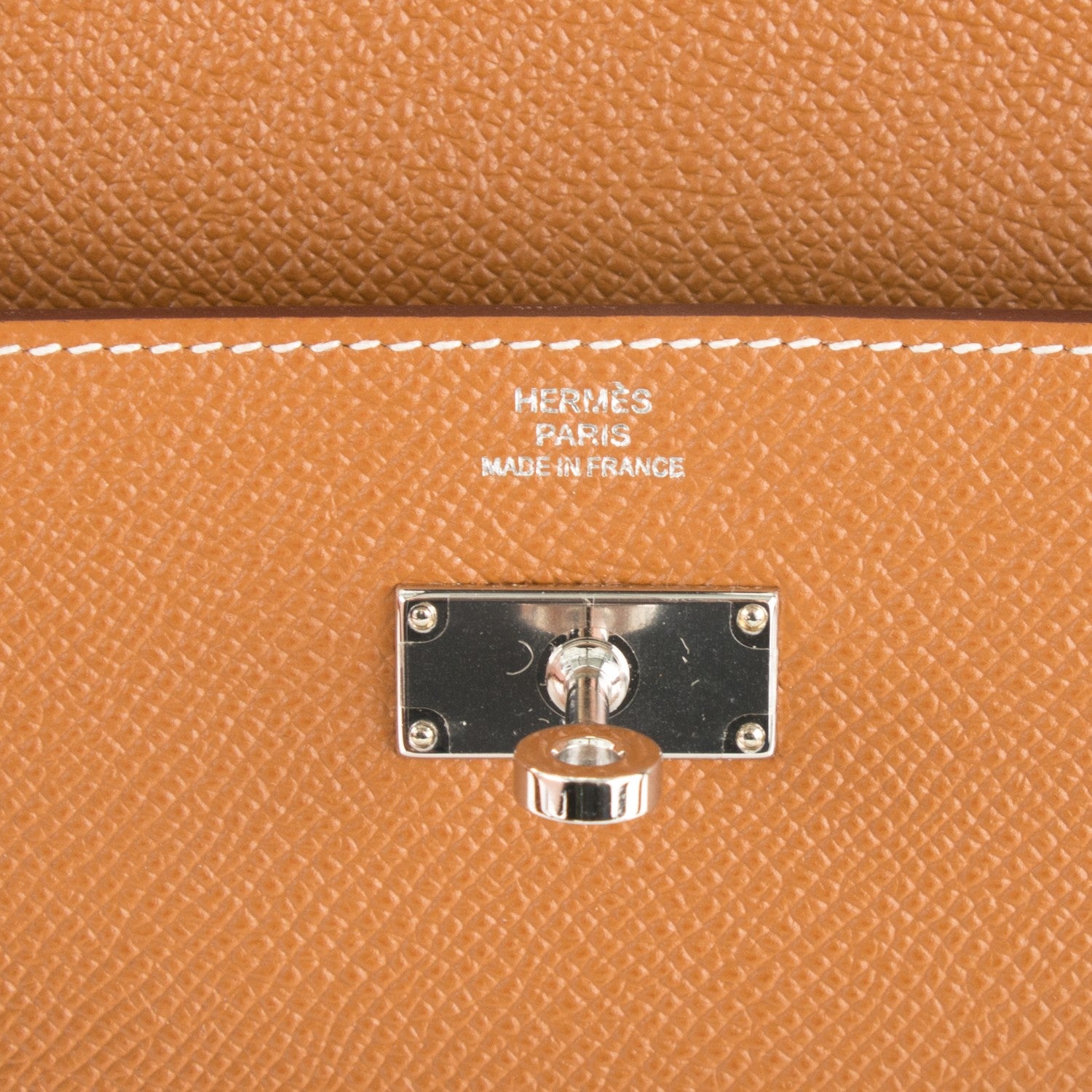 Hermes Epsom Kelly Longue Wallet Gold 6 of 7