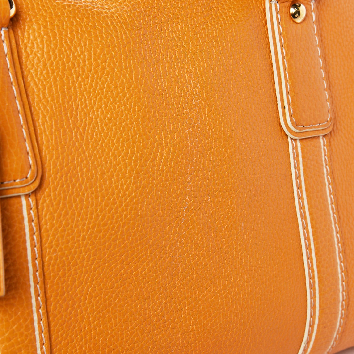 Louis Vuitton Tobago Calfskin Carryall Yellow 10 of 20