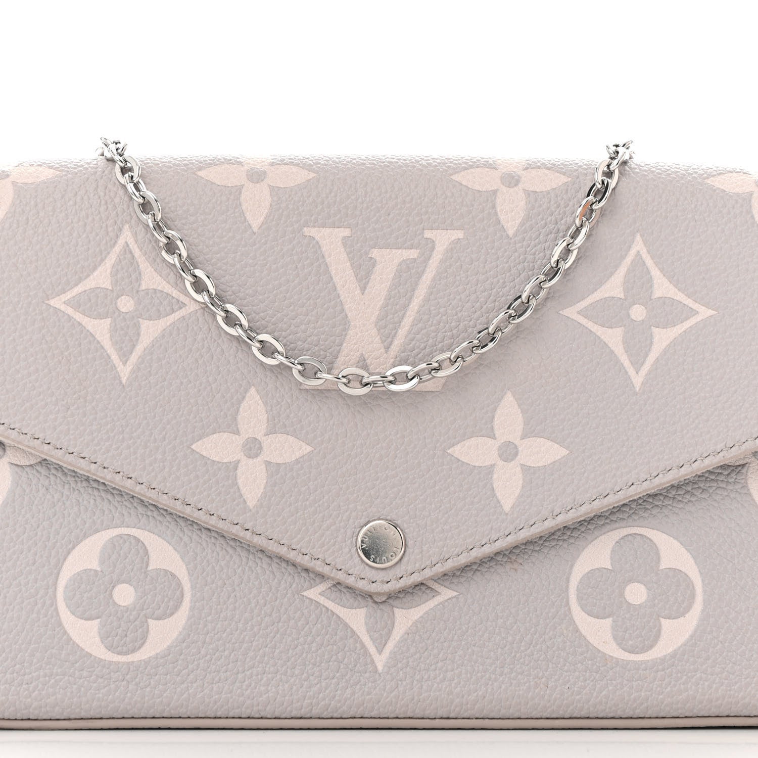 Louis Vuitton Empreinte Monogram Giant Felicie Pochette Brume Quartz 8 of 12