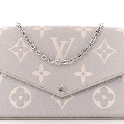 Louis Vuitton Empreinte Monogram Giant Felicie Pochette Brume Quartz 8 of 12