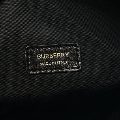 Burberry Lambskin Exploded Quilted Check New Barrel Bag Black 6 of 10