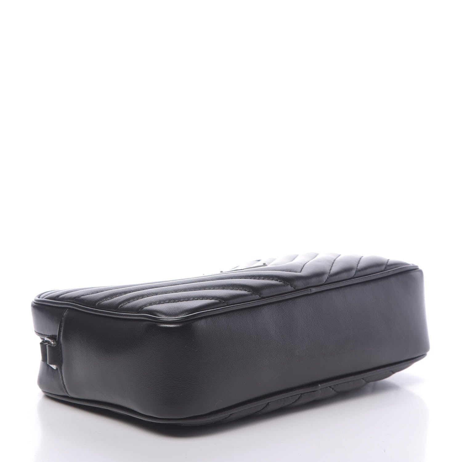 Saint Laurent Calfskin Matelasse Monogram Lou Camera Bag Black 5 of 11