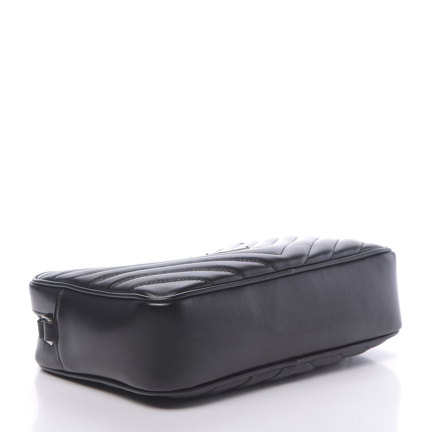 Calfskin Matelasse Monogram Lou Camera Bag Black