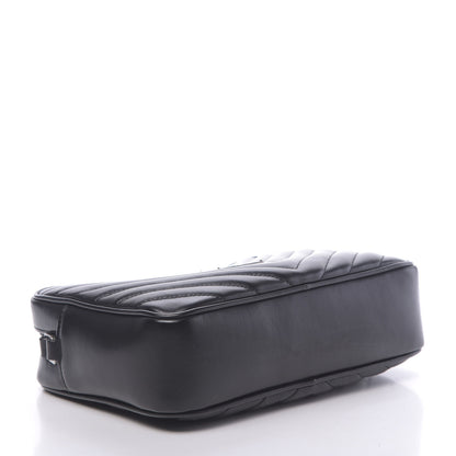 Saint Laurent Calfskin Matelasse Monogram Lou Camera Bag Black 5 of 11