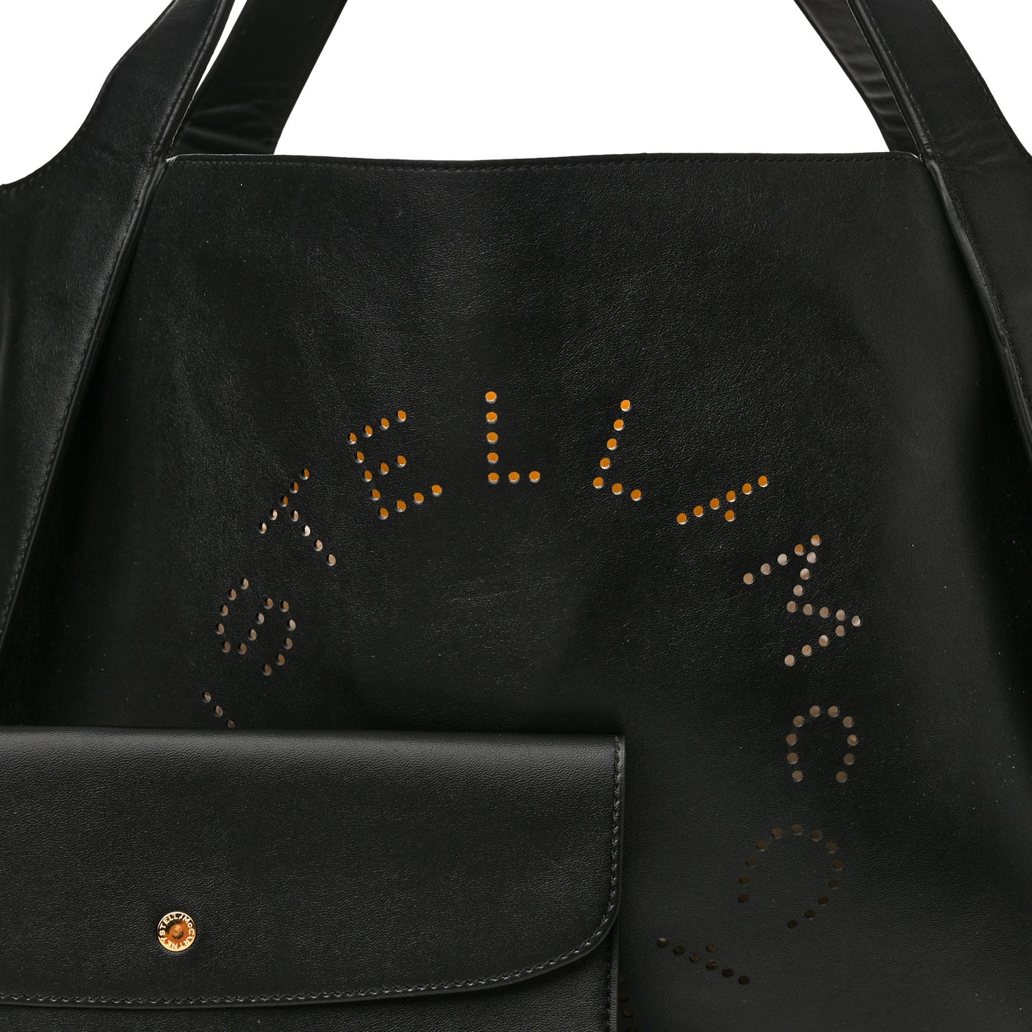 Eco Alter Nappa East West Perforated Tote Black