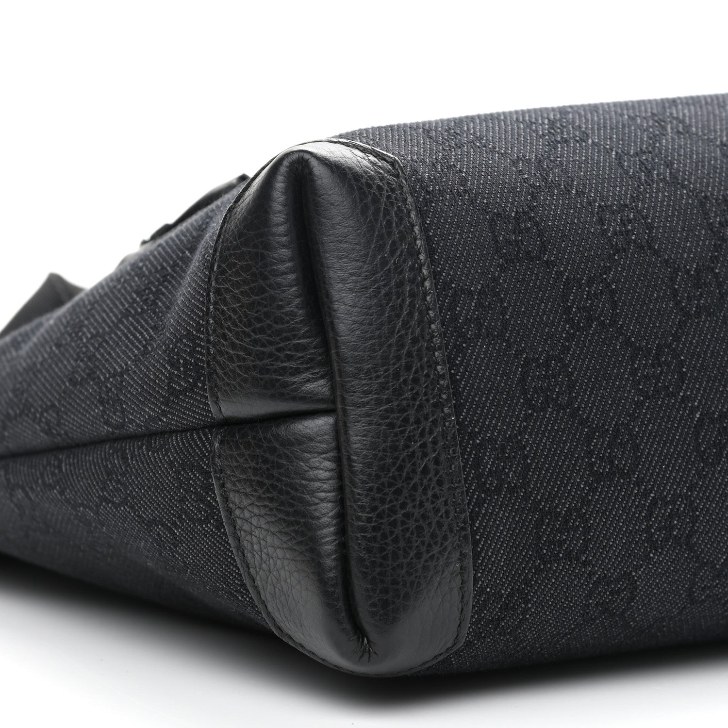 Gucci Monogram Tote Bag Black 9 of 10