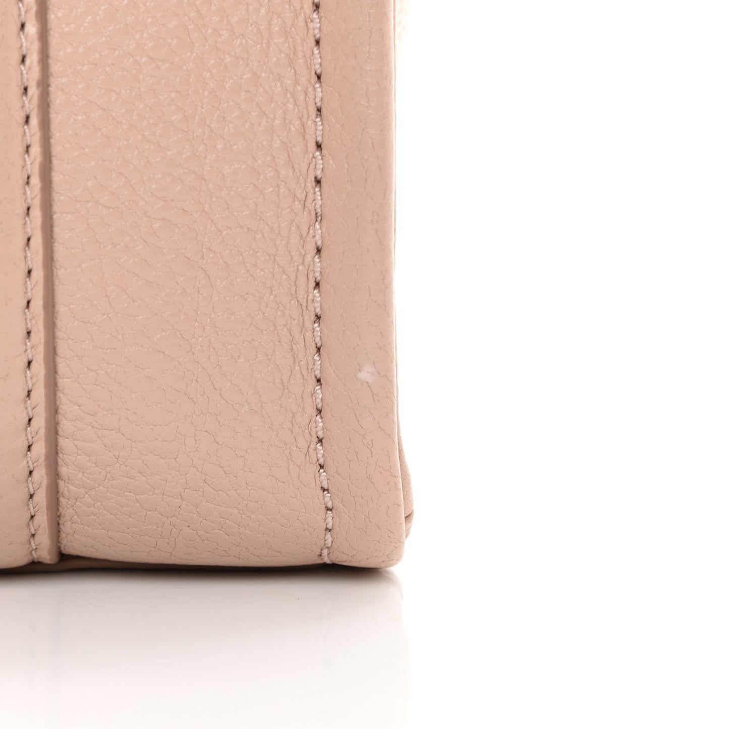 Grained Calfskin Small The Tote Bag Rose Dust