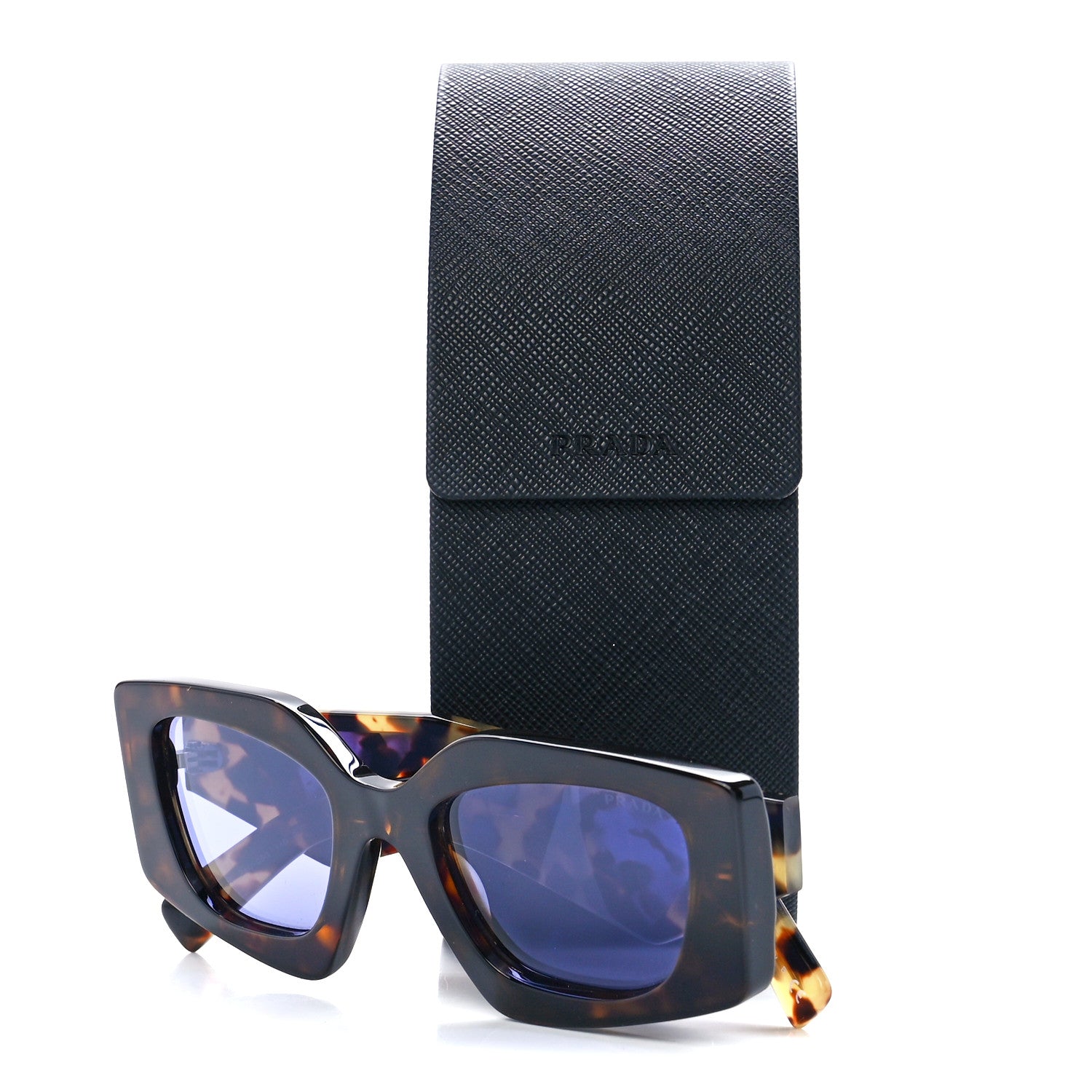 Prada Acetate Square Sunglasses SPR 15Y 7 of 7