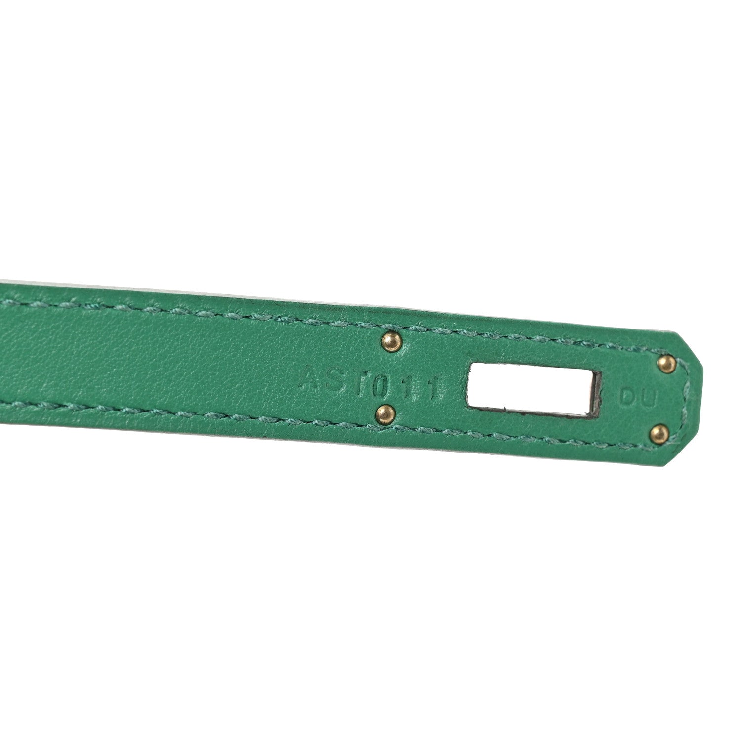 Hermes Swift Kelly Cut Clutch Pochette Vert Menthe 7 of 8