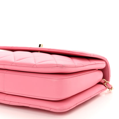 Chanel Lambskin Quilted Small Trendy CC Flap Dual Handle Bag Light Pink 10 of 13