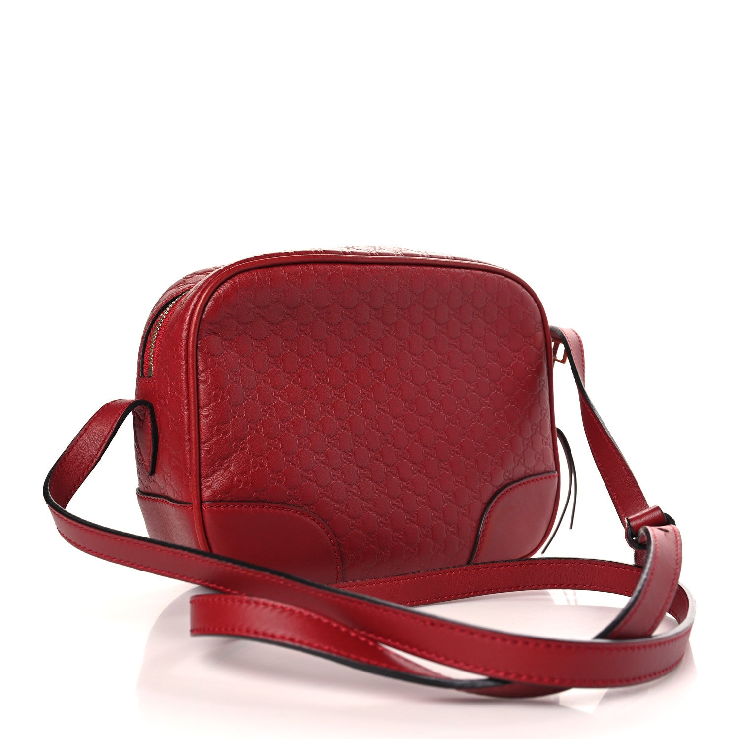 Gucci Microguccissima Mini Bree Messenger Bag Red 3 of 9
