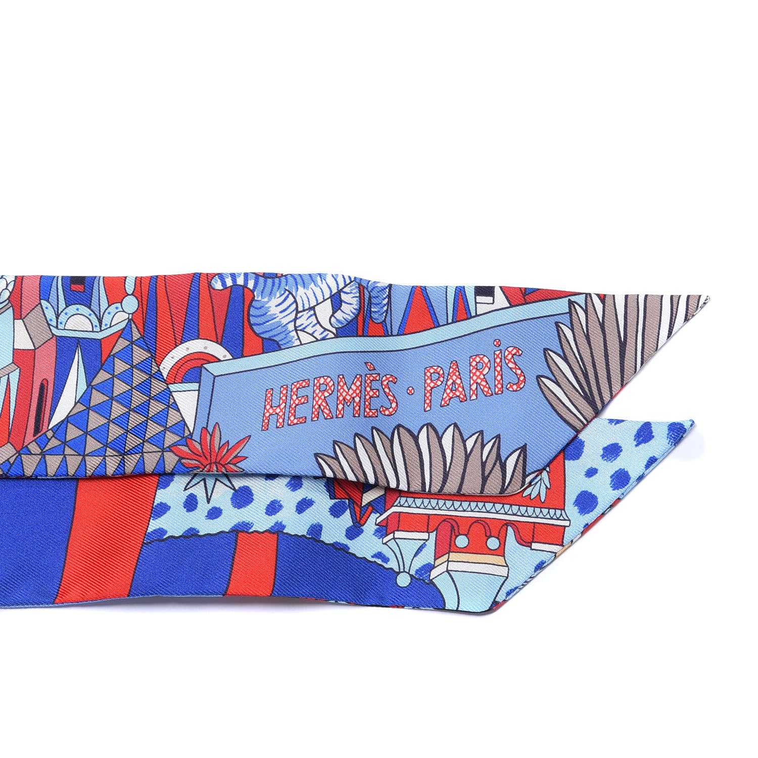 Hermes Silk Animapolis Twilly 2 of 4