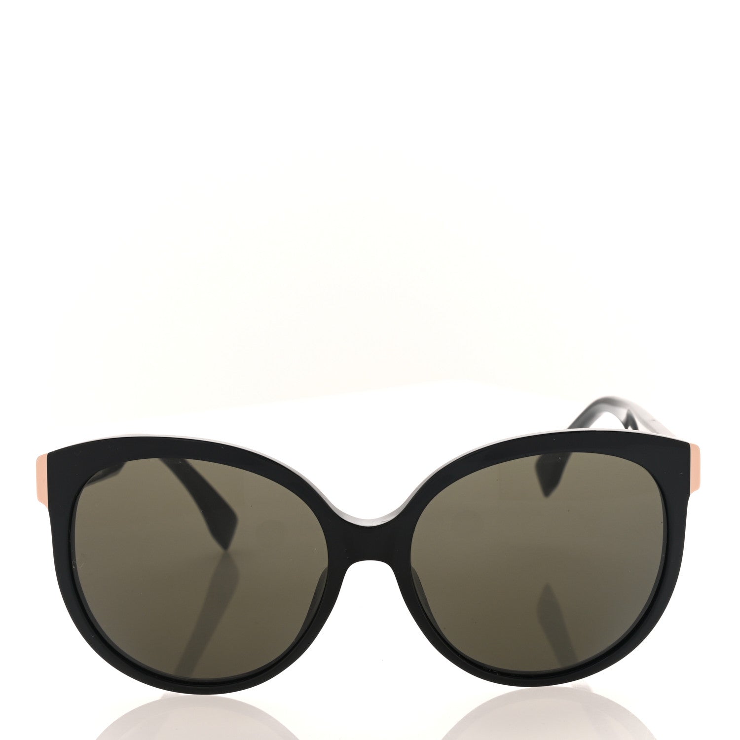 Fendi Acetate Cat Eye Sunglasses FF 0144/F/S Black 2 of 8