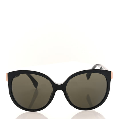 Fendi Acetate Cat Eye Sunglasses FF 0144/F/S Black 2 of 8
