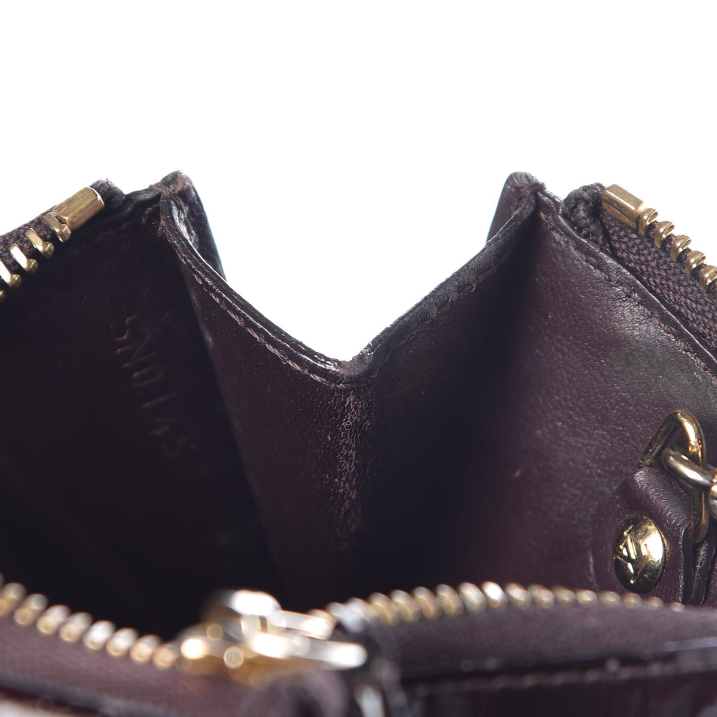 Vernis Key Pouch Amarante