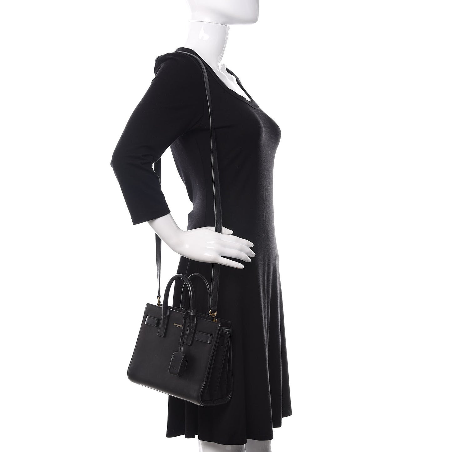 Calfskin Nano Sac de Jour Black