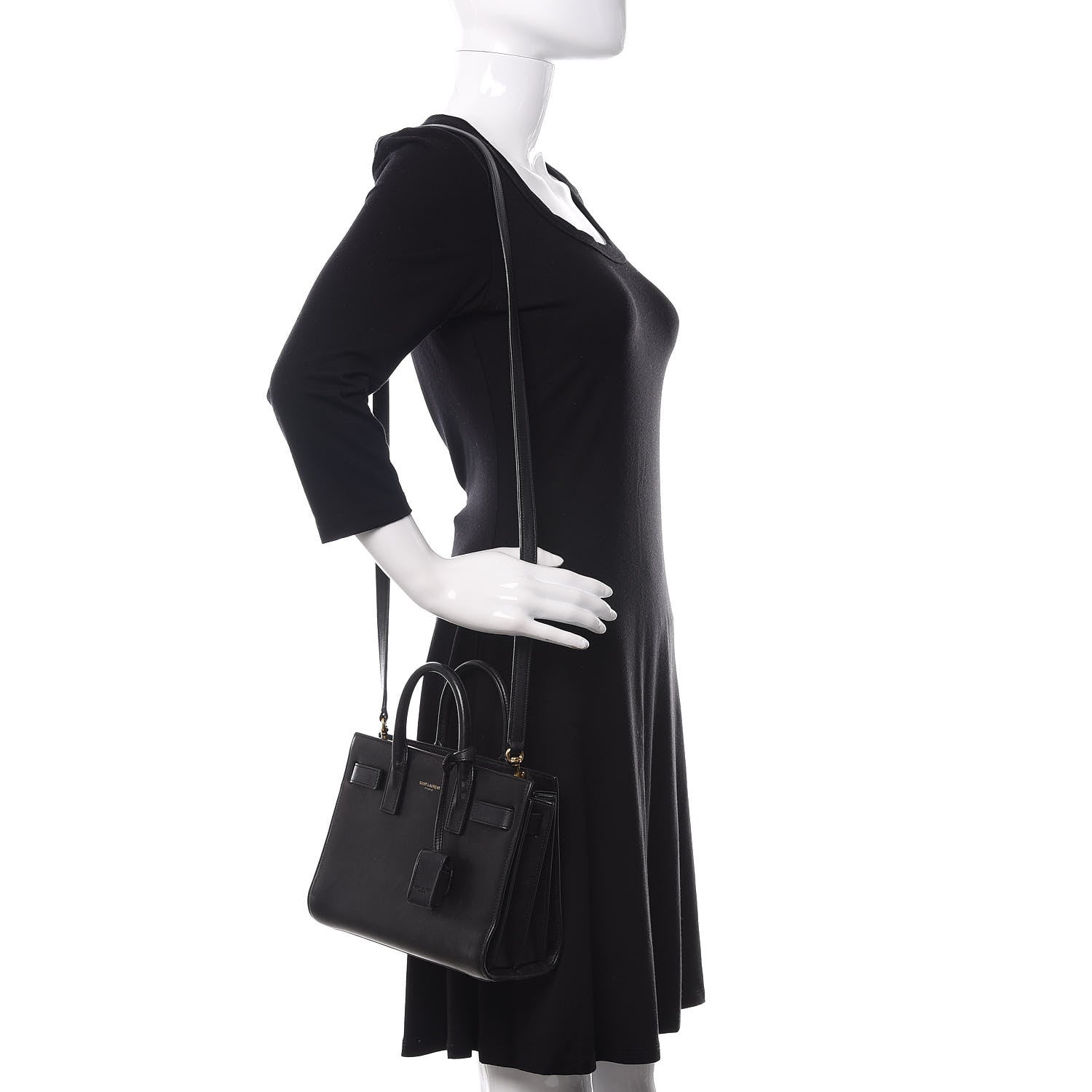 Saint Laurent Calfskin Nano Sac de Jour Black 2 of 10