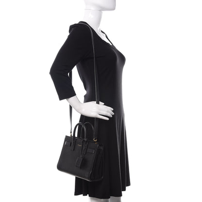 Saint Laurent Calfskin Nano Sac de Jour Black 2 of 10