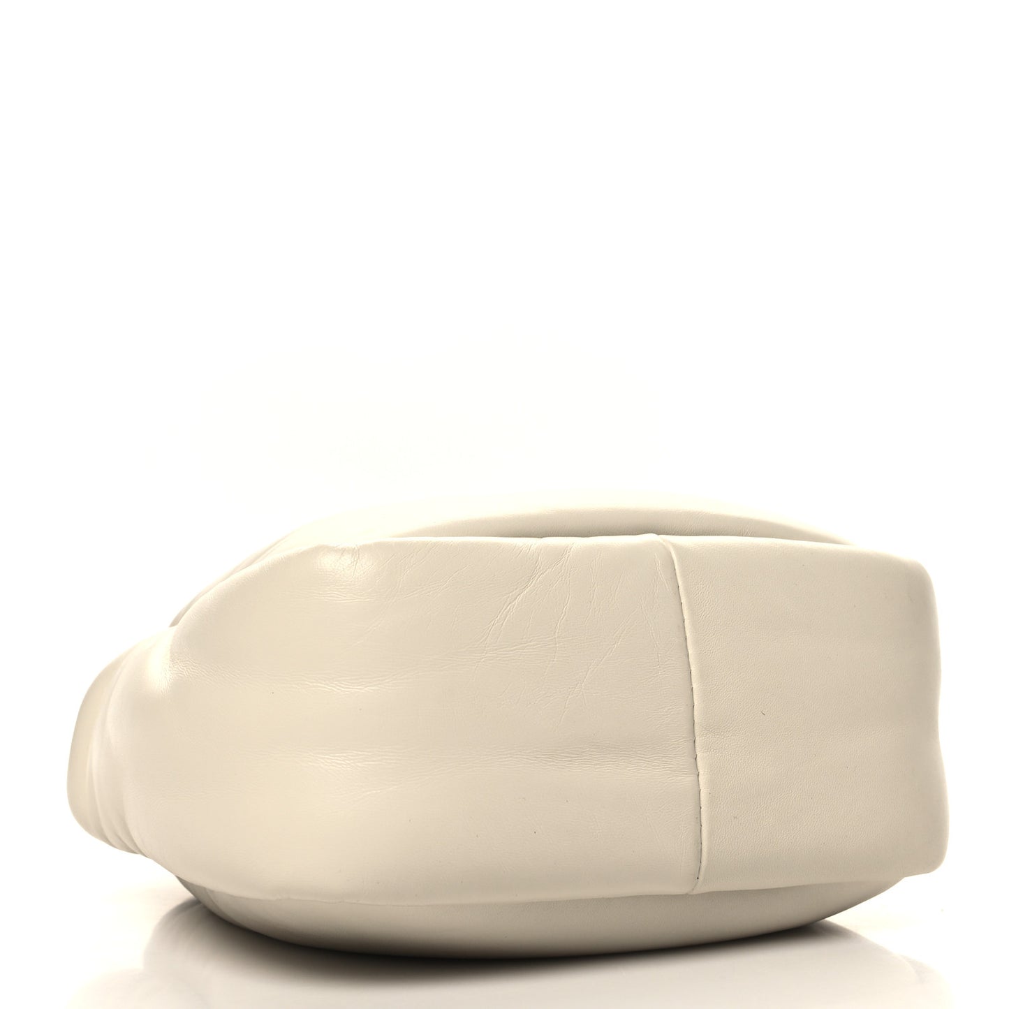 Nappa Soft Padded Small Double Handled Shoulder Bag White