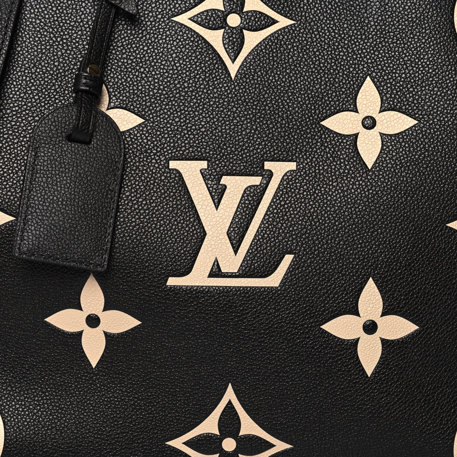 Louis Vuitton Empreinte Monogram Giant Grand Palais Black Beige 9 of 11