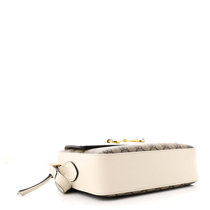 Gucci GG Supreme Monogram Small Horsebit 1955 Shoulder Bag Beige Mystic White 4 of 12