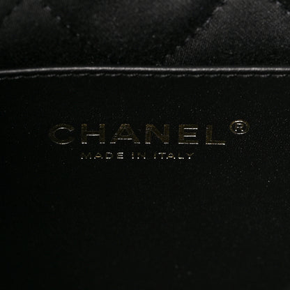Chanel Shiny Caviar Quilted Monochrome Mini Chanel 22 Black 6 of 9
