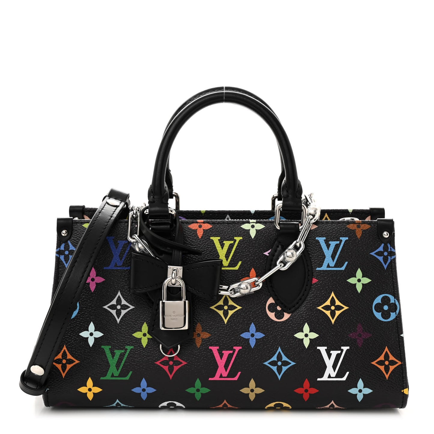 LV X TM Monogram Multicolor OnTheGo East West Black