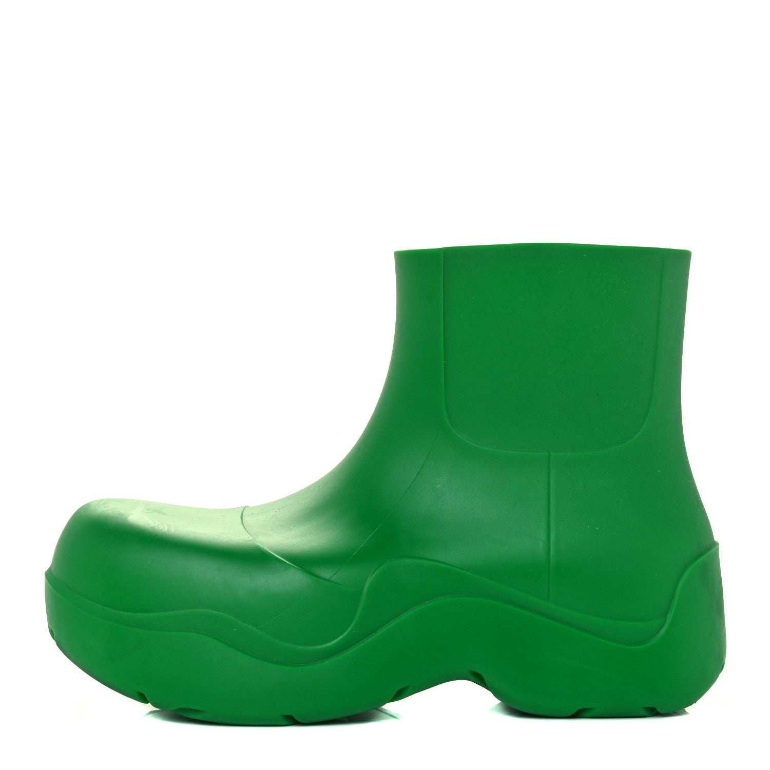 Bottega Veneta Rubber Puddle Ankle Boots 37 Grass 1 of 10