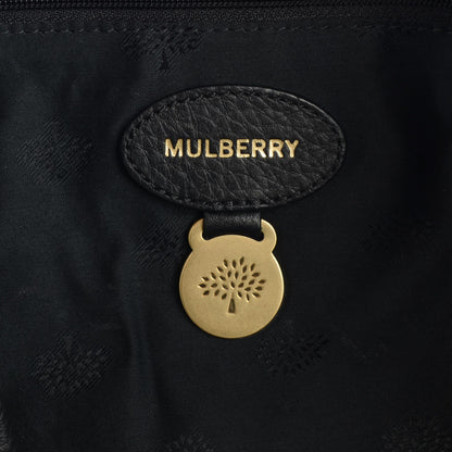 Mulberry Pebbled Calfskin Effie Hobo Black 6 of 8