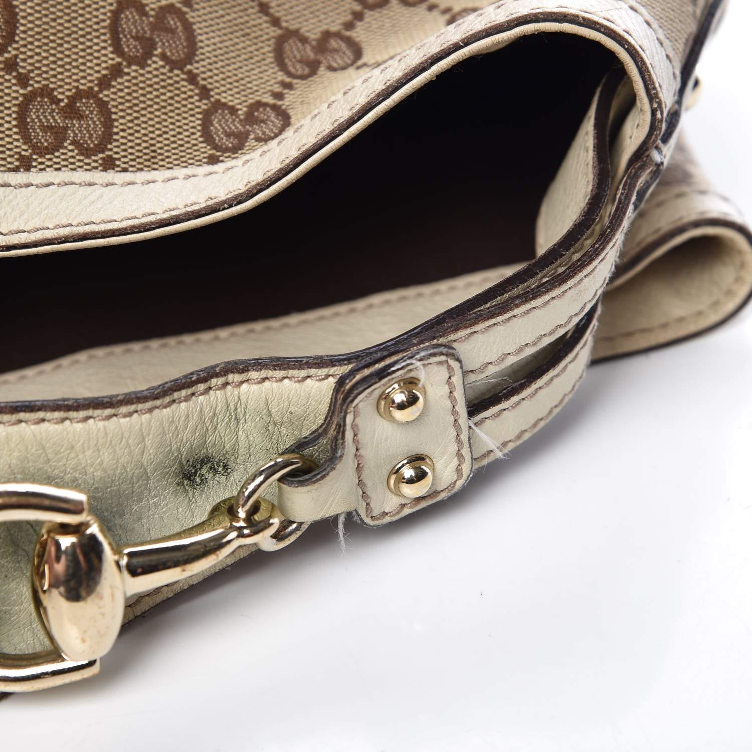 Gucci Monogram Large Wave Hobo Off White 13 of 19