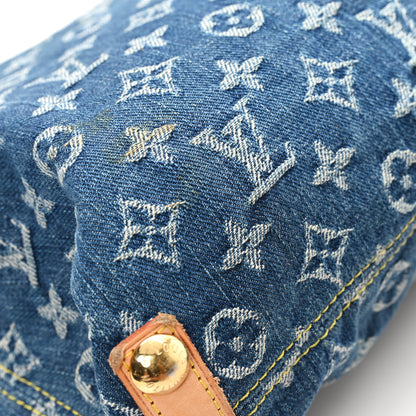 Louis Vuitton Monogram Denim Baggy PM Blue 12 of 12