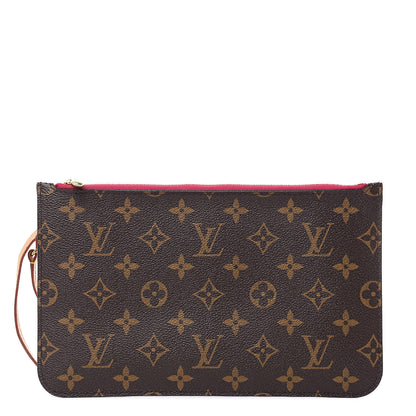 Louis Vuitton Monogram Neverfull MM GM Pochette Pivoine 1 of 10