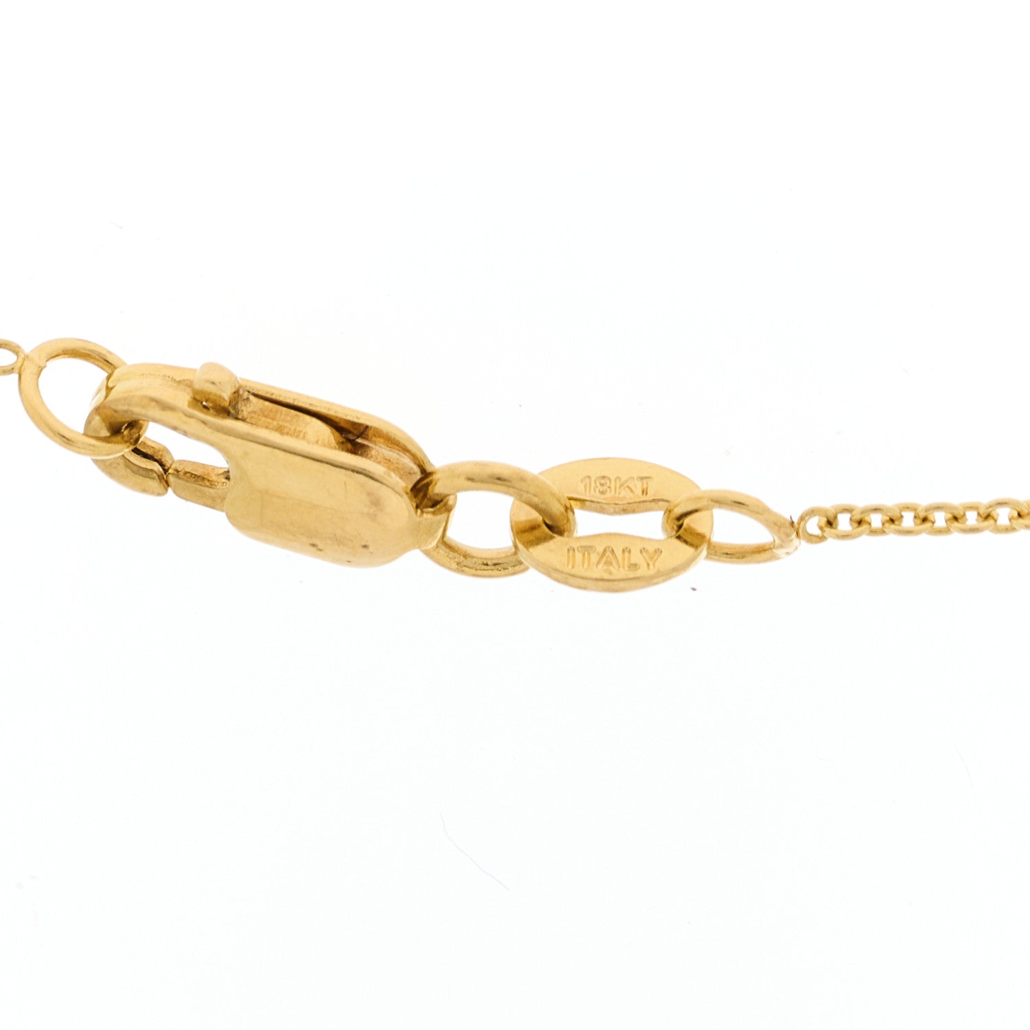 Roberto Coin 18K Yellow Gold Diamond .25ct Diamonds By The Inch Necklace 8 of 8