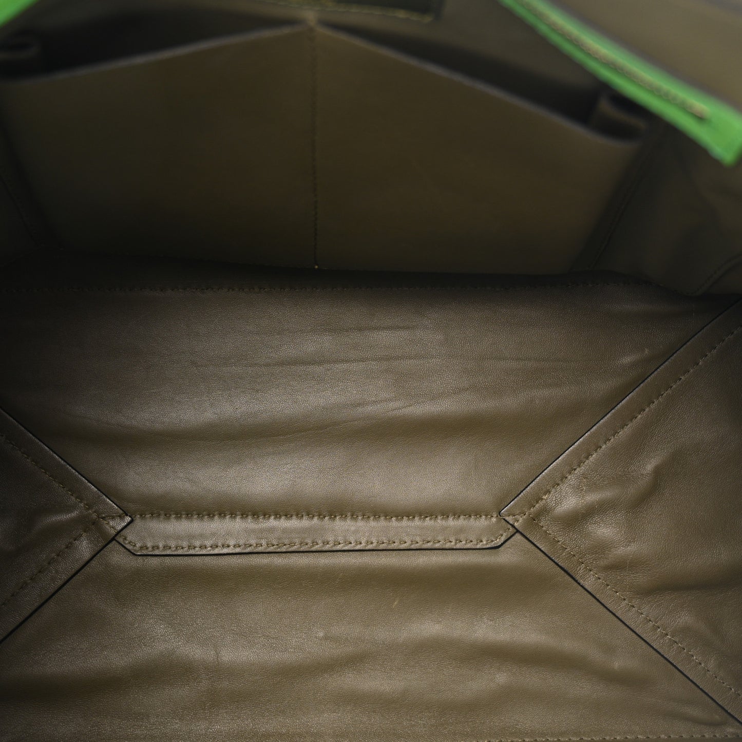 Nappa Canvas Camouflage Rockstud Soft Tote Green Multicolor