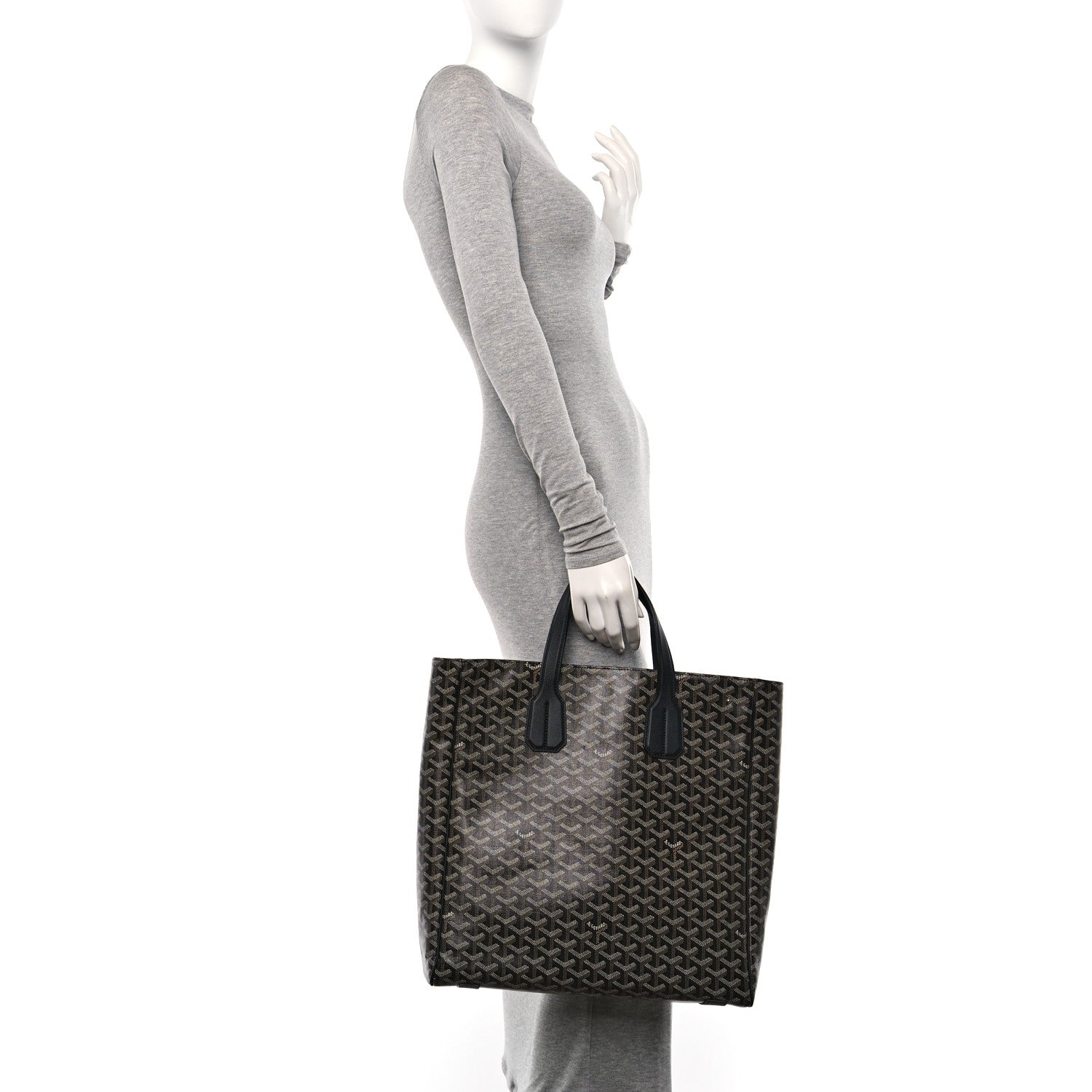 Goyard Goyardine Voltaire III Tote Black 2 of 10